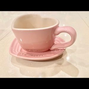 Le Creuset Heart Shaped Mug with Tray